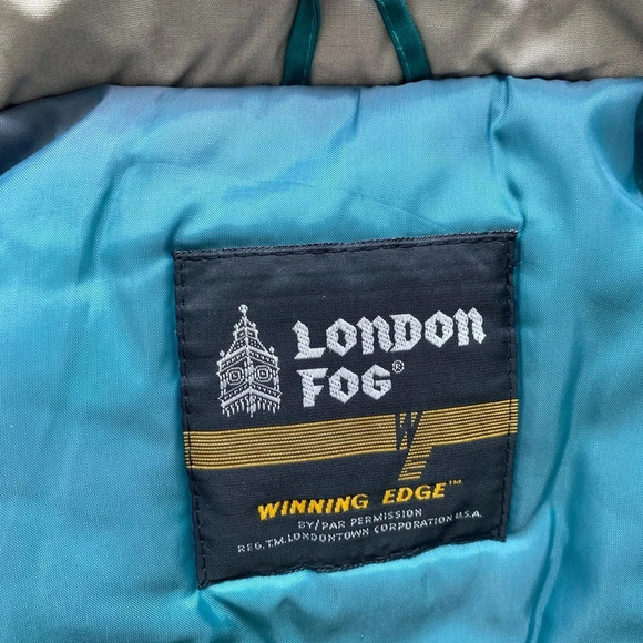 VINTAGE LONDON Fog Winter Jacket Coat With Cinched Waist Size  XL - Picture 6 of 12